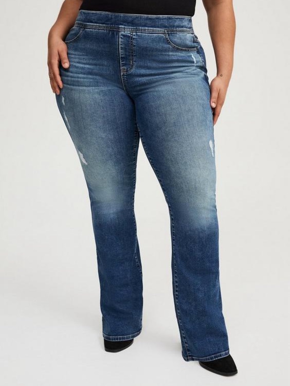 Torrid Lean Jean Slim Boot Cut Jeans Size 1X Short